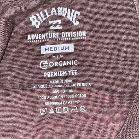 Billabong Men's Long Sleeve Tee - Black with White Mountain Graphic - Picture 2 of 3